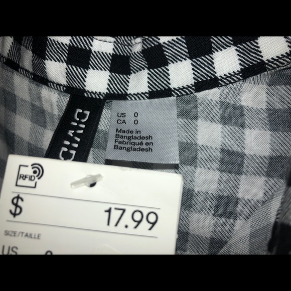 Checkered short dress - Picture 2 of 2